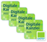 Logo: DATEV Digitale Kanzlei 2022, 2023, 2024 und 2025